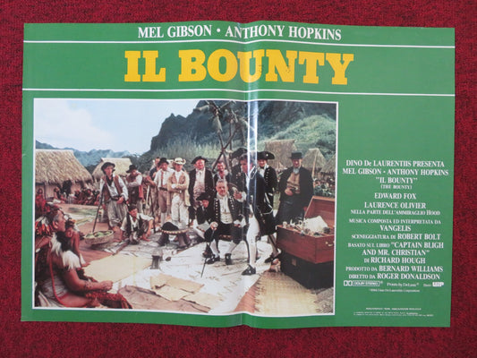 THE BOUNTY - A ITALIAN FOTOBUSTA POSTER MEL GIBSON ANTHONY HOPKINS 1984