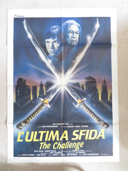 L'ULTIMA SFIDA / THE CHALLENGE ITALIAN 2 FOGLIO POSTER SCOTT GLEN T. MIFUNE 1982