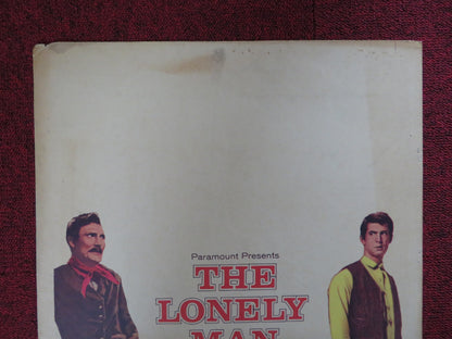 THE LONELY MAN WINDOW CARD (14"x 22") POSTER JACK PALANCE ANTHONY PERKINS 1957