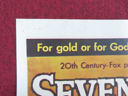 SEVEN CITES OF GOLD FOLDED US ONE SHEET POSTER RICHARD EGAN ANTHONY QUINN 1955