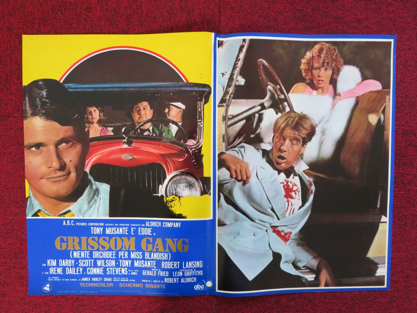 GRISSOM GANG - A ITALIAN FOTOBUSTA POSTER KIM DARBY SCOTT WILSON 1971