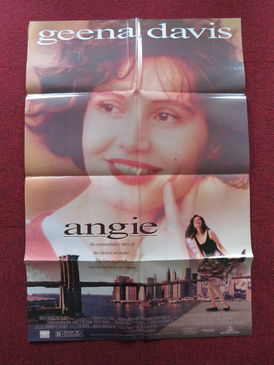 ANGIE FOLDED US ONE SHEET POSTER GEENA DAVIS 1994