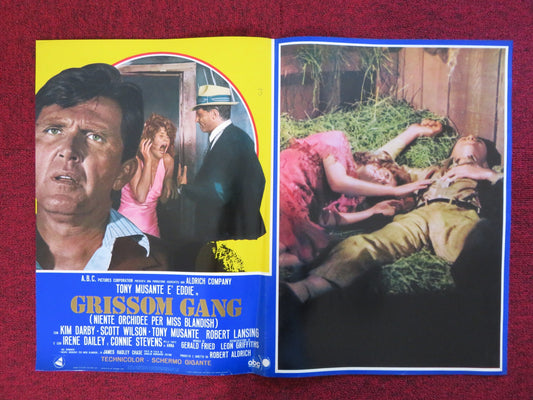 GRISSOM GANG - C ITALIAN FOTOBUSTA POSTER KIM DARBY SCOTT WILSON 1971