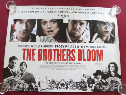 THE BROTHERS BLOOM UK QUAD ROLLED POSTER RACHEL WEISZ ADRIEN BRODY 2008