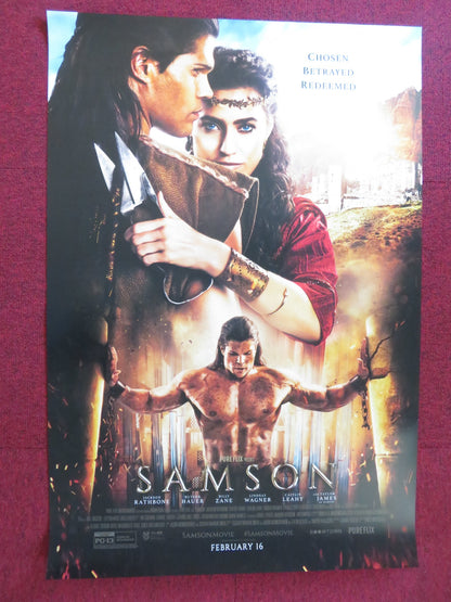 SAMSON US ONE SHEET ROLLED POSTER RUTGER HAUGER BILLY ZANE 2018