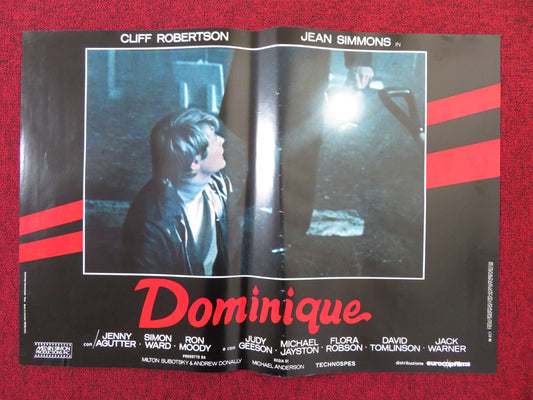 DOMINIQUE - B ITALIAN FOTOBUSTA POSTER CLIFF ROBERTSON JEAN SIMMONS 1979