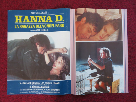 HANNA D. - THE GIRL FROM VONDEL PARK - A ITALIAN FOTOBUSTA POSTER GLASS 1984