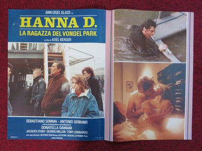 HANNA D. - THE GIRL FROM VONDEL PARK - B ITALIAN FOTOBUSTA POSTER GLASS 1984