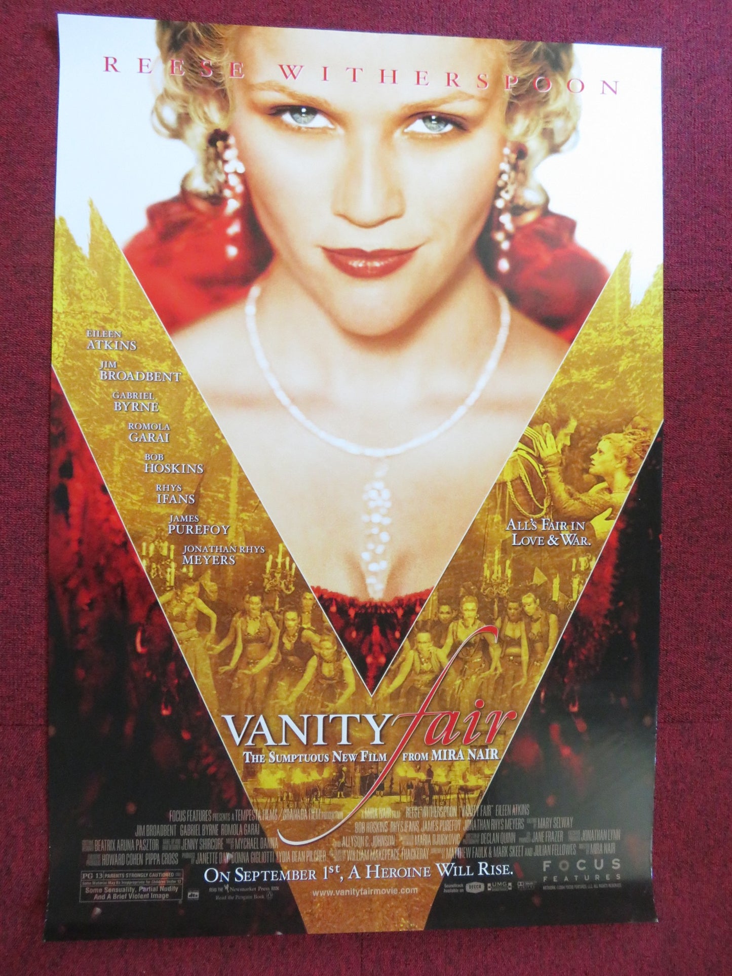 VANITY FAIR US ONE SHEET ROLLED POSTER REESE WITHERSPOON 2004