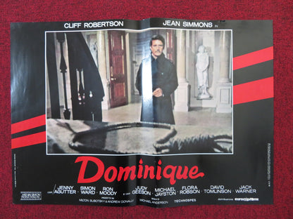 DOMINIQUE - E ITALIAN FOTOBUSTA POSTER CLIFF ROBERTSON JEAN SIMMONS 1979