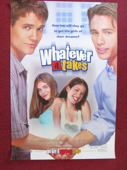 WHATEVER IT TAKES US ONE SHEET ROLLED POSTER SHANE WEST JODI LYN  O'KEEFE 2000