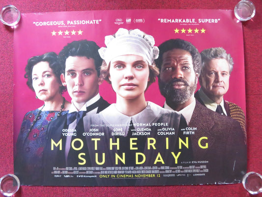 MOTHERING SUNDAY UK QUAD (30"x 40") ROLLED POSTER OLIVIA COLMAN COLIN FIRTH 2021