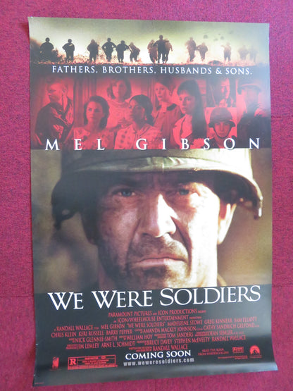 WE WERE SOLDIERS US ONE SHEET ROLLED POSTER MEL GIBSON MADELEINE STOWE 2002