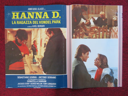 HANNA D. - THE GIRL FROM VONDEL PARK - D ITALIAN FOTOBUSTA POSTER GLASS 1984