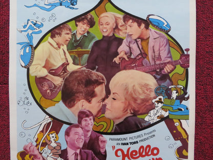 HELLO DOWN THERE US INSERT (14"x 36") POSTER TONY RANDALL JANET LEIGH 1969