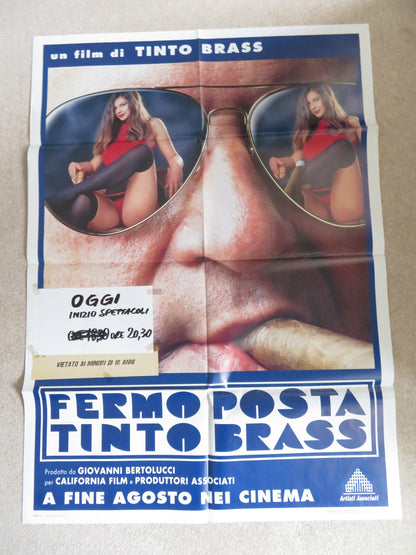 P.O BOX TINTO BRASS ITALIAN 2 FOGLIO POSTER TINTO BRASS CINZIA ROCCAFORTE 1995