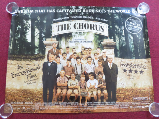 THE CHORUS UK QUAD ROLLED POSTER GERARD JUGNOT FRANCOIS BERLEAND 2004