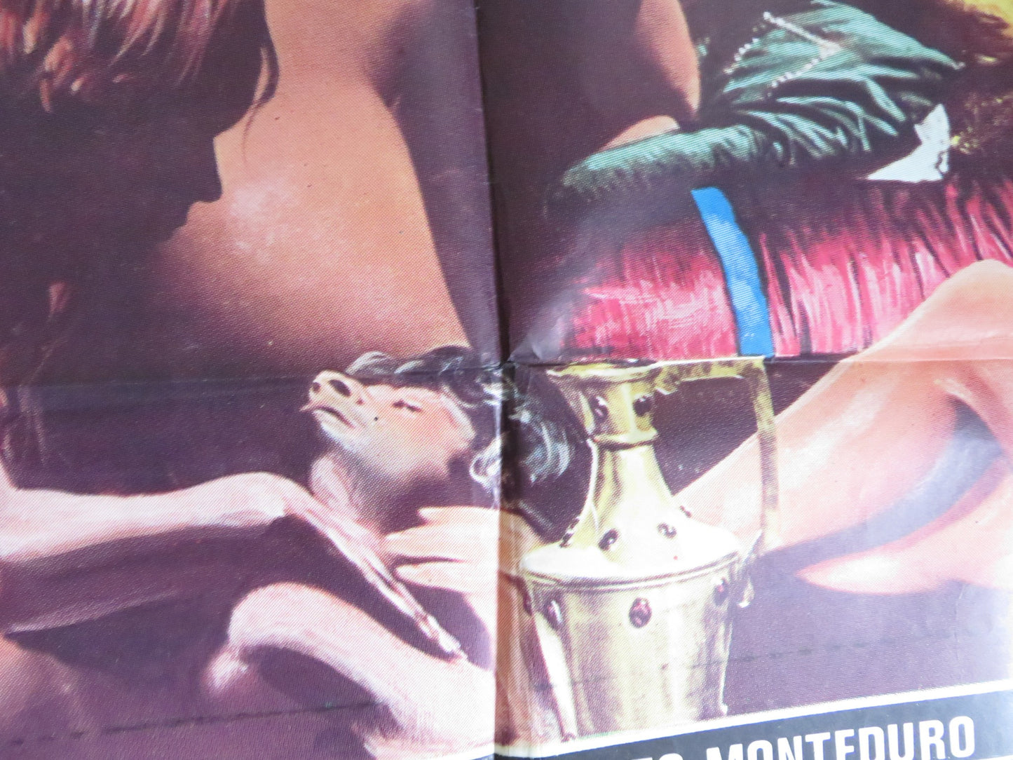 LE CALDE NUTTI DI CALIGOLA / CALIGULA'S HOT NIGHTS ITALIAN 2 FOGLIO POSTER 1977