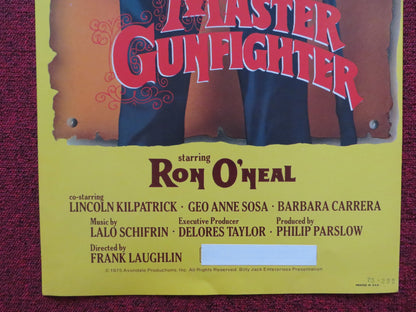 THE MASTER GUNFIGHTER US INSERT (14"x 36") POSTER TOM LAUGLIN 1975