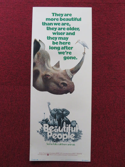 BEAUTIFUL PEOPLE US INSERT (14"x 36") POSTER JAMIE UYS PADDY O'BYRNE 1975