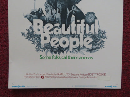 BEAUTIFUL PEOPLE US INSERT (14"x 36") POSTER JAMIE UYS PADDY O'BYRNE 1975