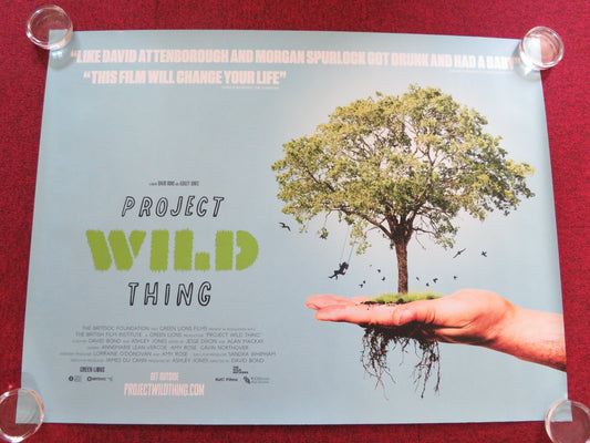 PROJECT WILD THING UK QUAD ROLLED POSTER MICHAEL DEPLEDGE 2013