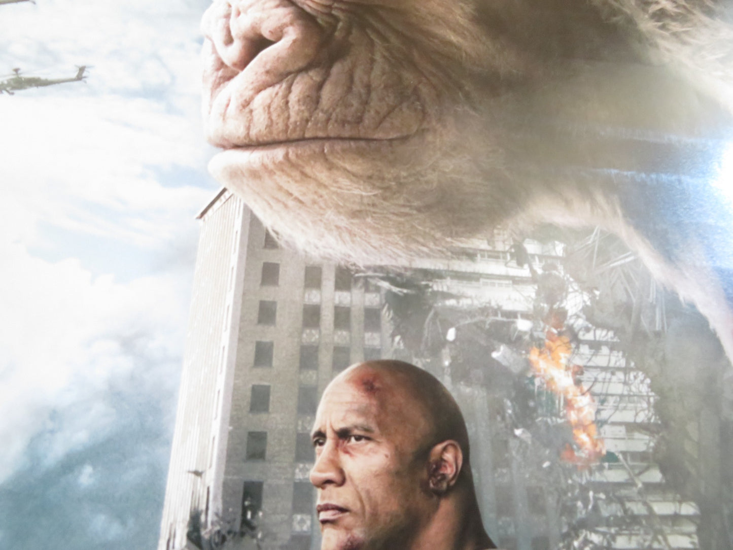 RAMPAGE US ONE SHEET ROLLED POSTER DWAYNE JOHNSON NAOMIE HARRIS 2018