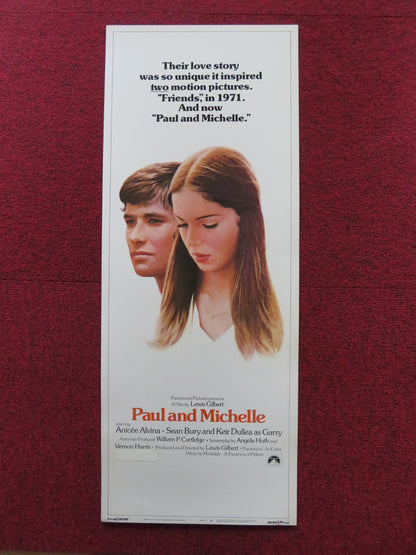 PAUL AND MICHELLE US INSERT (14"x 36") POSTER ANICEE ALVINA SEAN BURY 1974