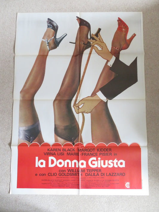 MISS RIGHT ITALIAN 2 FOGLIO POSTER WILLIAM TEPPER MARGOT KIDDER 1985