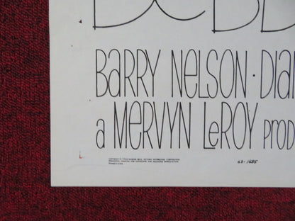 MARY, MARY - B FOLDED US ONE SHEET POSTER DEBBIE REYNOLDS BARRY NELSON 1963