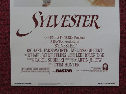 SYLVESTER US INSERT (14"x 36") POSTER RICHARD FARNSWORTH MELISSA GILBERT 1985