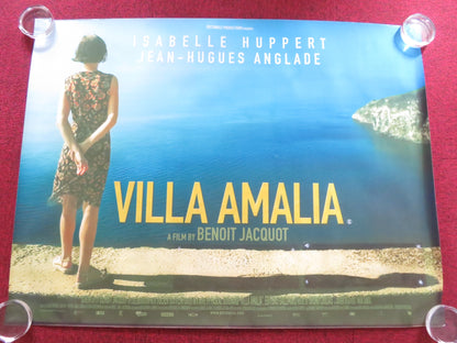 VILLA AMALIA UK QUAD ROLLED POSTER ISABELLE HUPPERT JEAN-HUGHES ANGLADE 2009