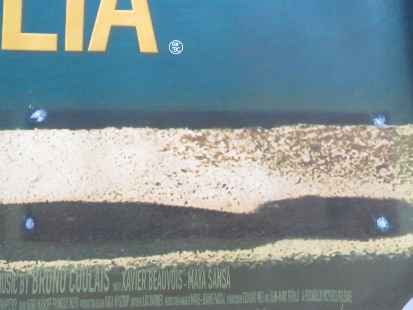 VILLA AMALIA UK QUAD ROLLED POSTER ISABELLE HUPPERT JEAN-HUGHES ANGLADE 2009