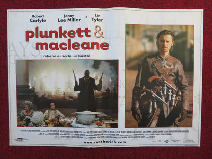 PLUNKETT & MACLEANE ITALIAN FOTOBUSTA POSTER ROBERT CARLYLE J. LEE MILLER 1999