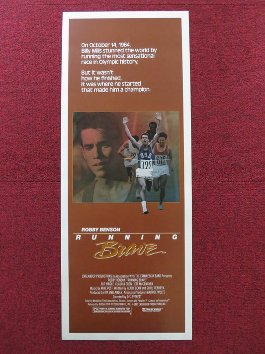 RUNNING BRAVE US INSERT (14"x 36") POSTER ROBBY BENSON PAT HINGLE 1983