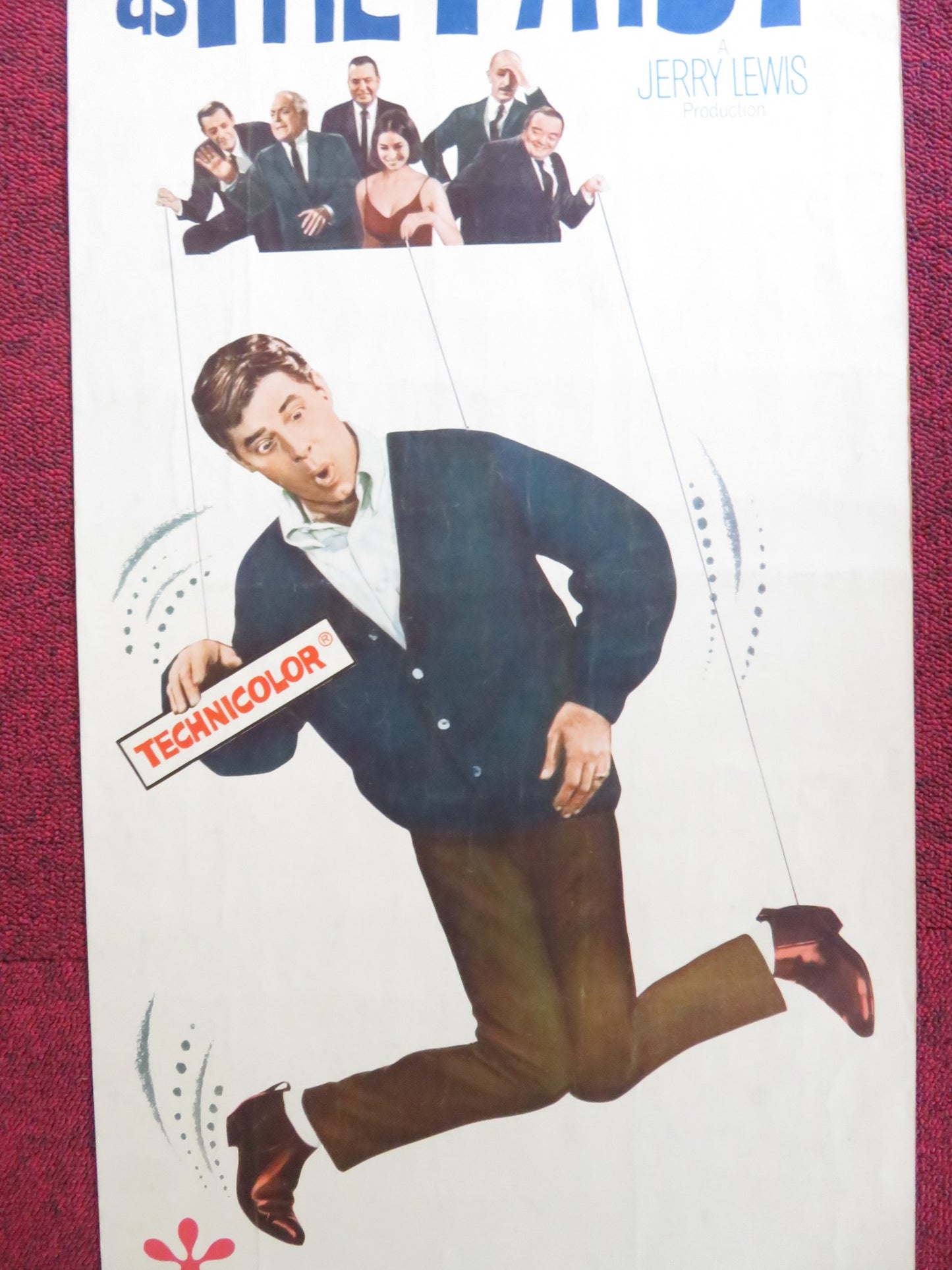 THE PATSY US INSERT (14"x 36") POSTER JERRY LEWIS INA BALIN 1964