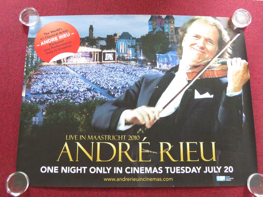 ANDRE RIEU LIVE IN MAASTRICHT UK QUAD ROLLED POSTER 2010