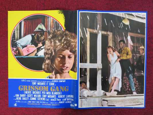 GRISSOM GANG -F ITALIAN FOTOBUSTA POSTER KIM DARBY SCOTT WILSON 1971