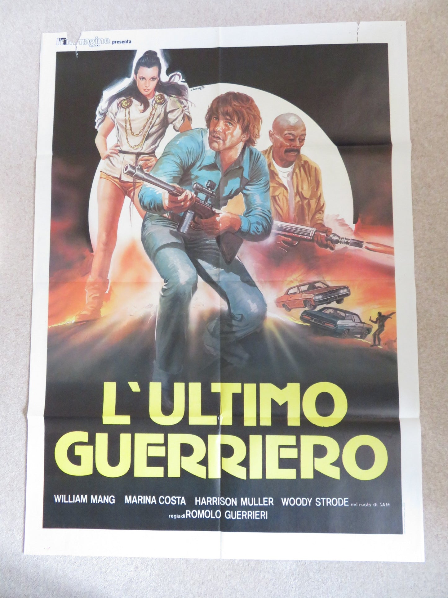 THE FINAL EXECUTIONER ITALIAN 2 FOGLIO POSTER WILLIAM MANG MARINA COSTA 1984