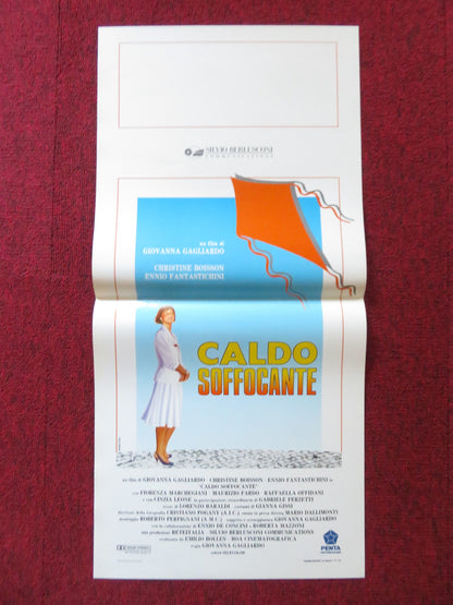 CALDO SOFFOCANTE ITALIAN LOCANDINA POSTER CHRISTINE BOISSON FANTASTICHINI 1991