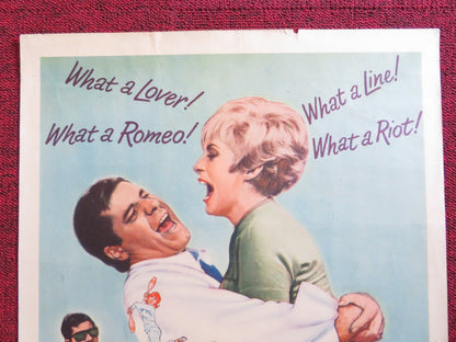 THREE ON A COUCH US INSERT (14"x 36") POSTER JERRY LEWIS JANET LEIGH 1966