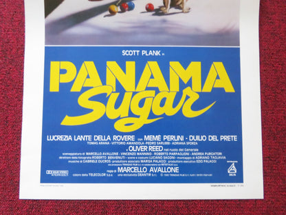 PANAMA SUGAR ITALIAN LOCANDINA POSTER SCOTT PLANK OLIVER REED 1990