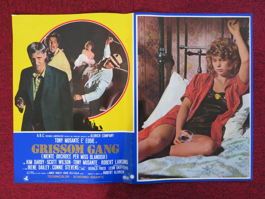 GRISSOM GANG -G ITALIAN FOTOBUSTA POSTER KIM DARBY SCOTT WILSON 1971