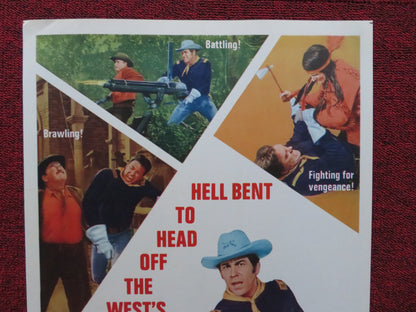 RED TOMAHAWK US INSERT (14"x 36") POSTER HOWARD KEEL JOAN CAULFIELD 1966