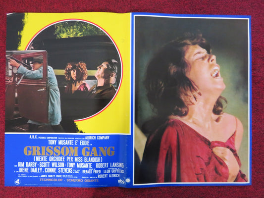 GRISSOM GANG -H ITALIAN FOTOBUSTA POSTER KIM DARBY SCOTT WILSON 1971