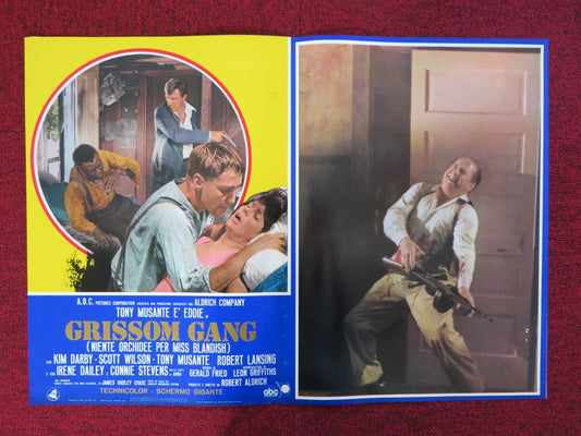 GRISSOM GANG - I ITALIAN FOTOBUSTA POSTER KIM DARBY SCOTT WILSON 1971