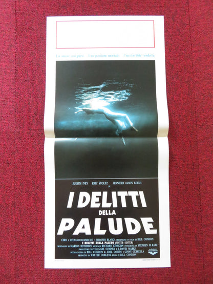 I DELITTI DELLA PALUDE- b ITALIAN LOCANDINA POSTER ERIC STOLTZ 1987