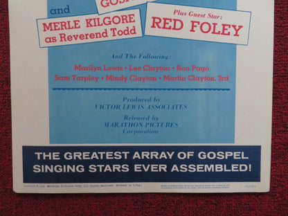 SING A SONG FOR HEAVEN'S SAKE US INSERT (14"x 36") POSTER MERLE KILGORE 1966