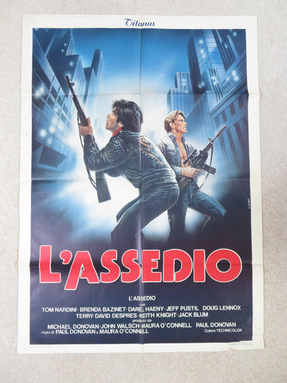 SELF DEFENSE ITALIAN 2 FOGLIO POSTER TOM NARDINI BRENDA BAZINET 1983