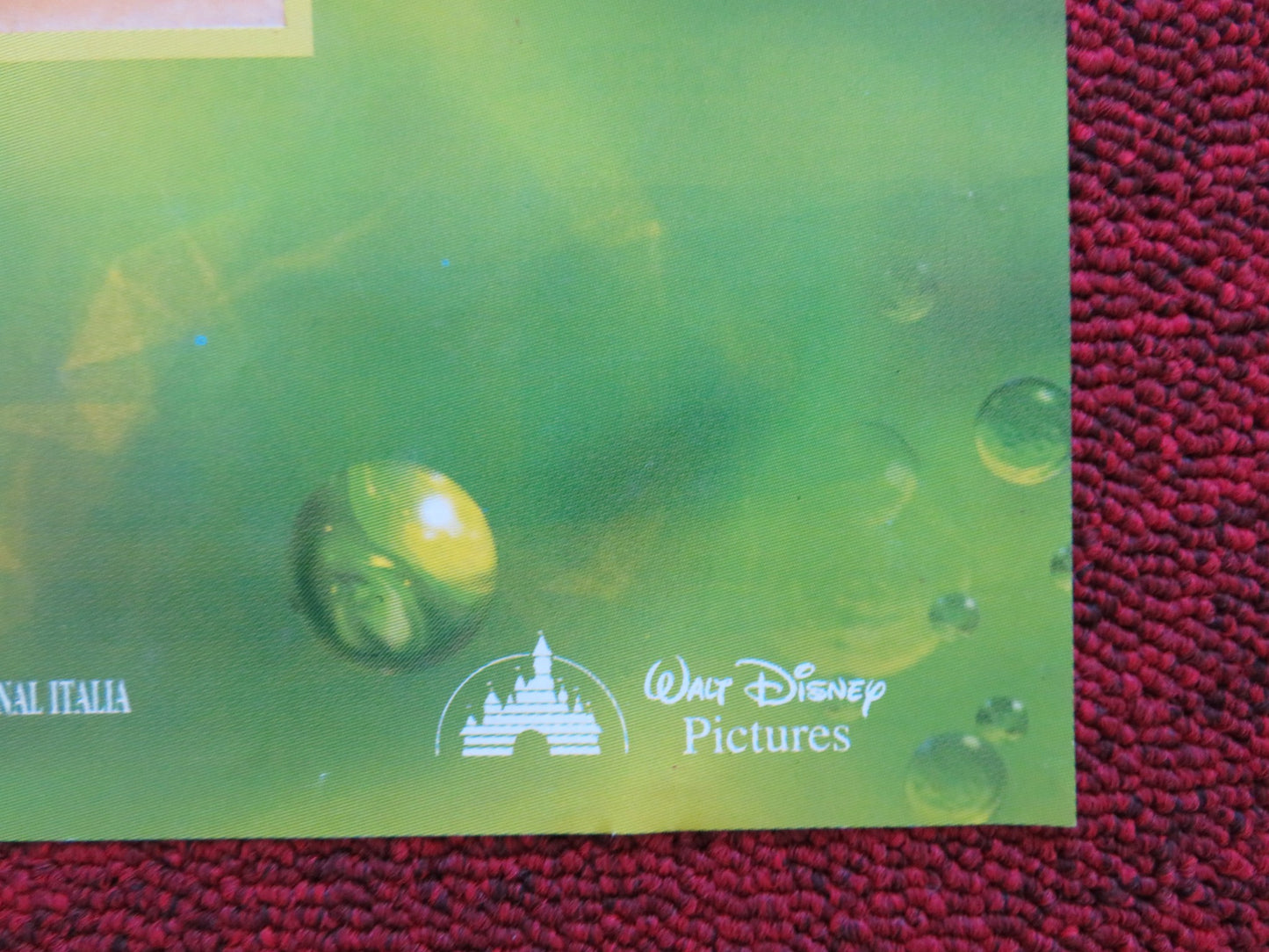 FLUBBER ITALIAN FOTOBUSTA POSTER DISNEY ROBIN WILLIAMS 1997